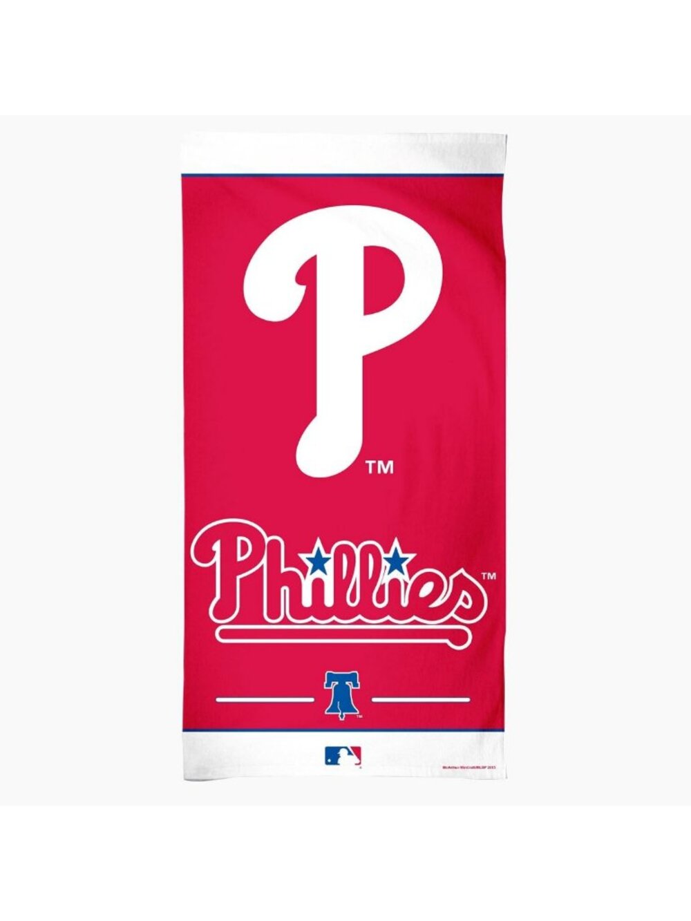 Philadelphia Phillies Beach Towel - Soft Fiber, 30x60 Inch, Perfect for Summer